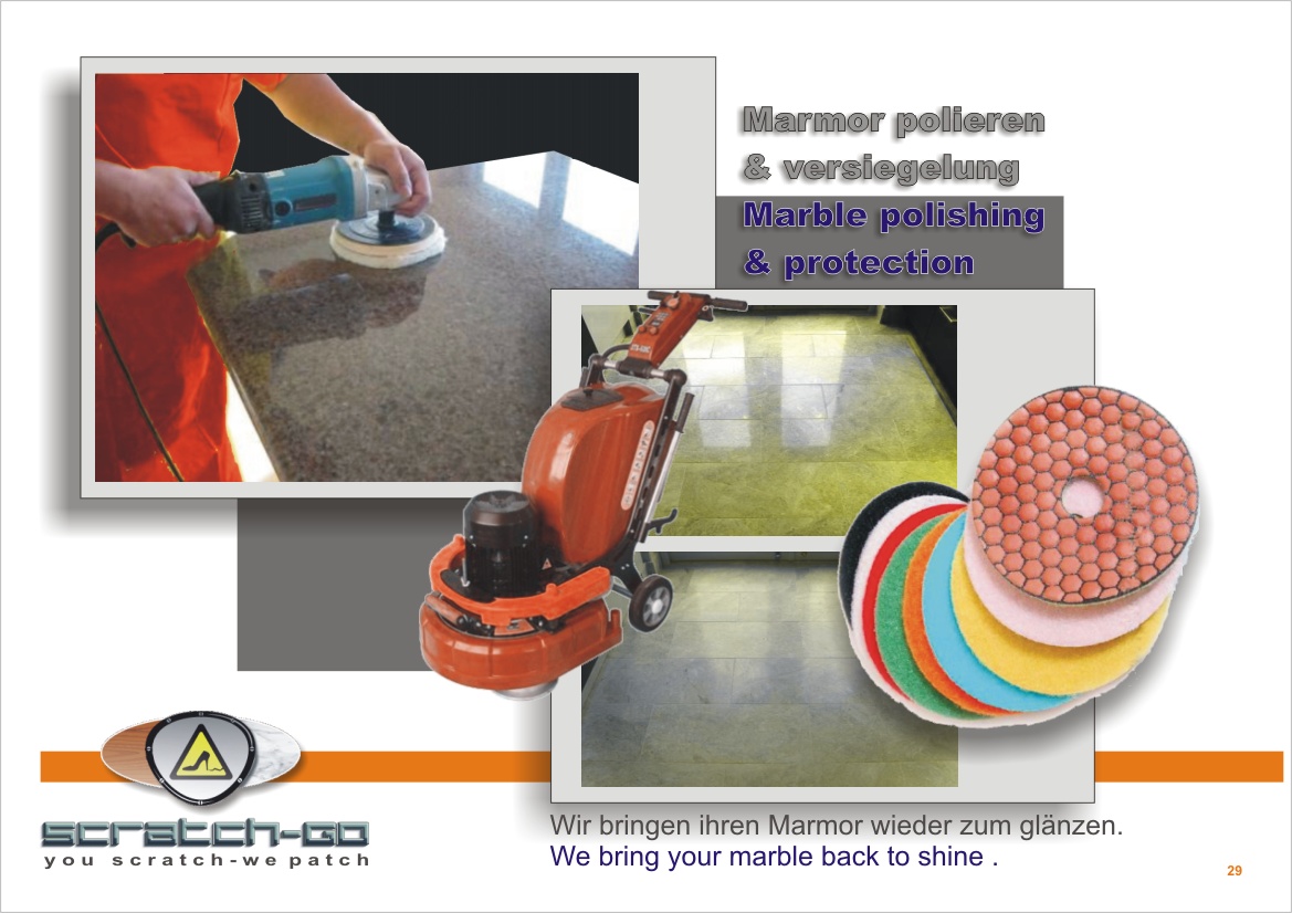 Marble floor machines mallorca